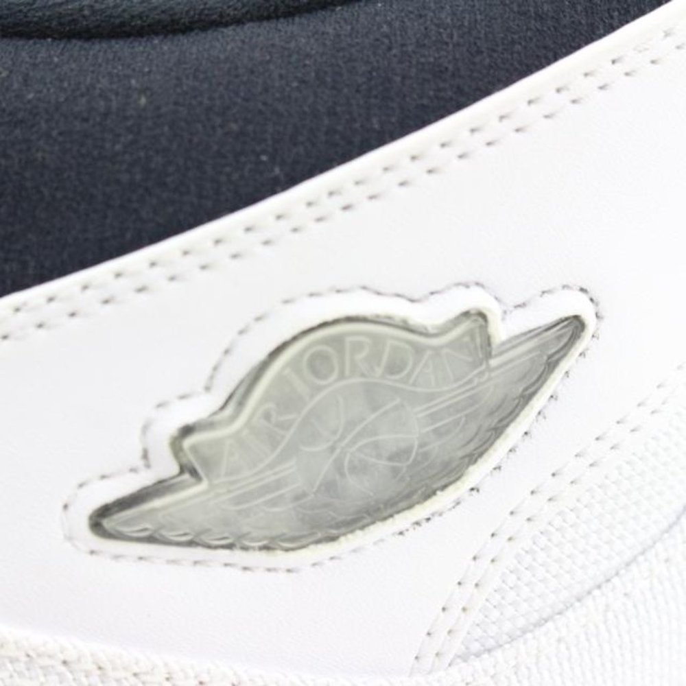 Nike 2013 Mens 12 Black White Concord Mid Air Jordan 1 Retro 95 616369-195 - Picture 12 of 12